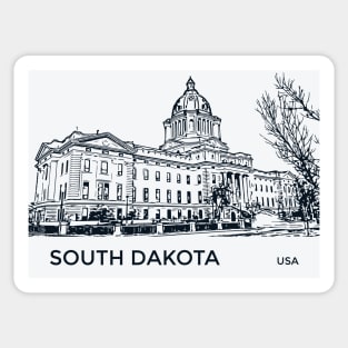 South Dakota State USA Sticker